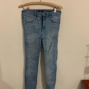 Abercrombie and Fitch High Rise Super Skinny Jeans